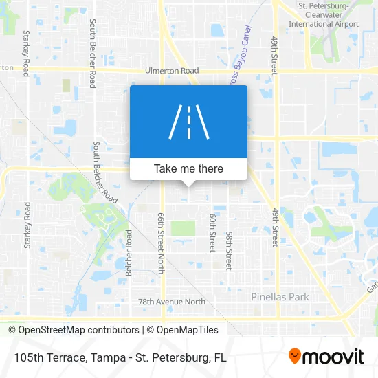Mapa de 105th Terrace