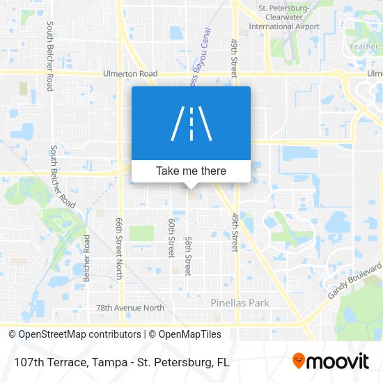 107th Terrace map