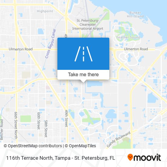 Mapa de 116th Terrace North