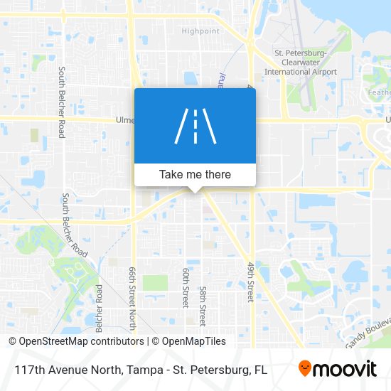 117th Avenue North map