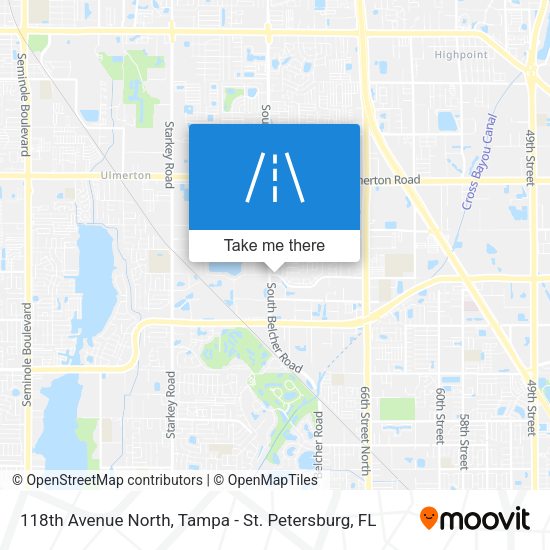 118th Avenue North map
