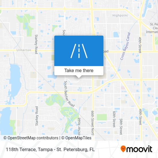118th Terrace map