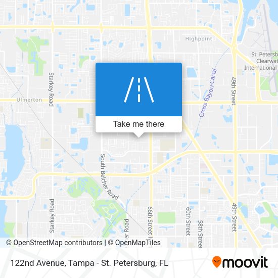 122nd Avenue map