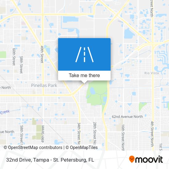 Mapa de 32nd Drive