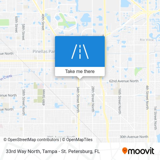 Mapa de 33rd Way North