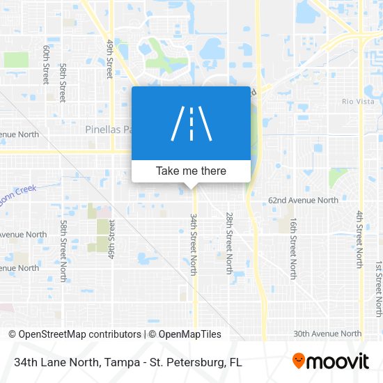 Mapa de 34th Lane North