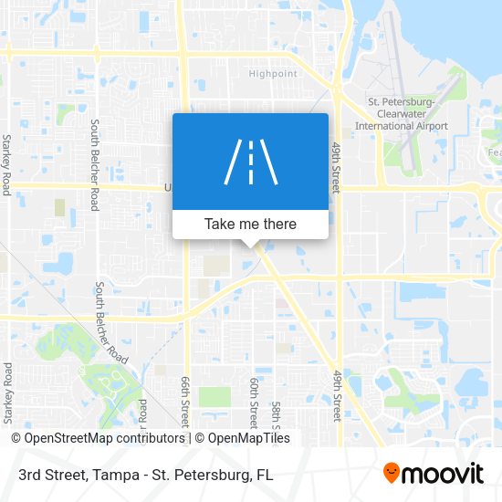 3rd Street map
