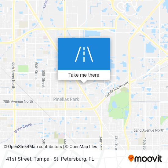 Mapa de 41st Street