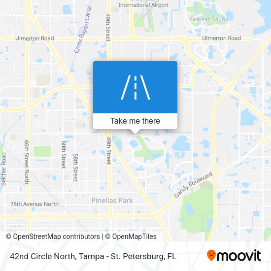 42nd Circle North map