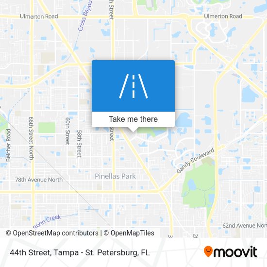 44th Street map