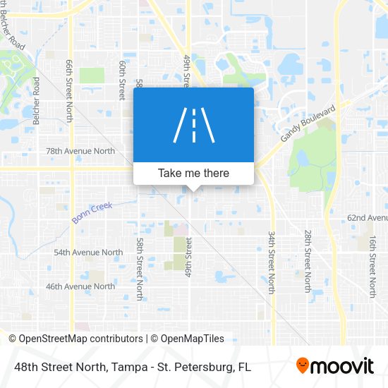 48th Street North map