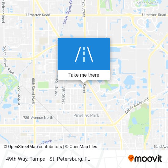 49th Way map