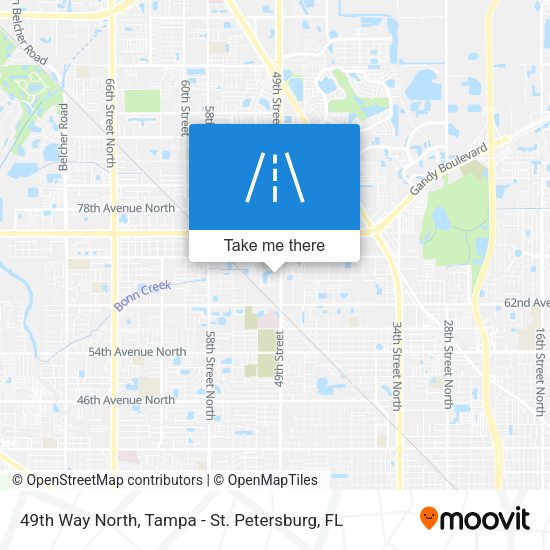 49th Way North map