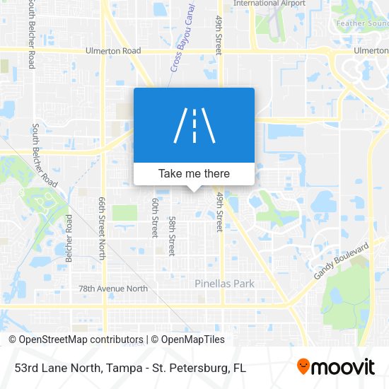 Mapa de 53rd Lane North