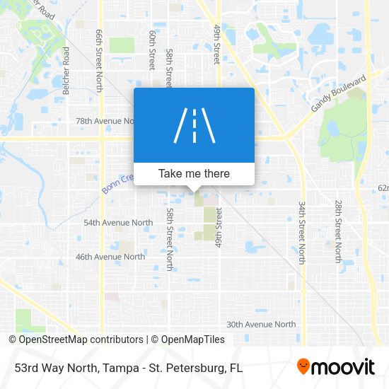 53rd Way North map