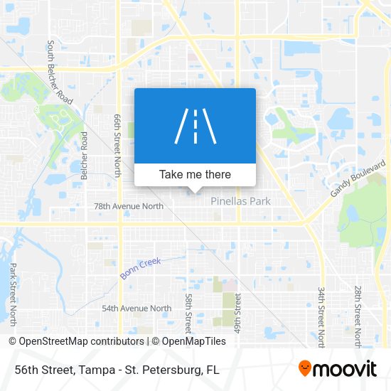 56th Street map
