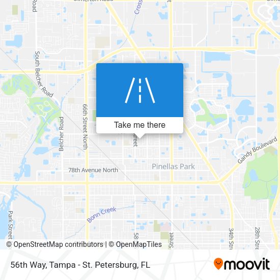 Mapa de 56th Way