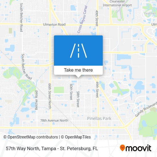 57th Way North map