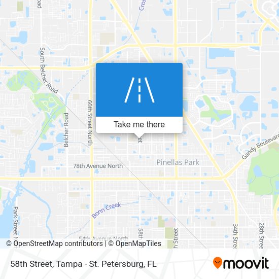 58th Street map