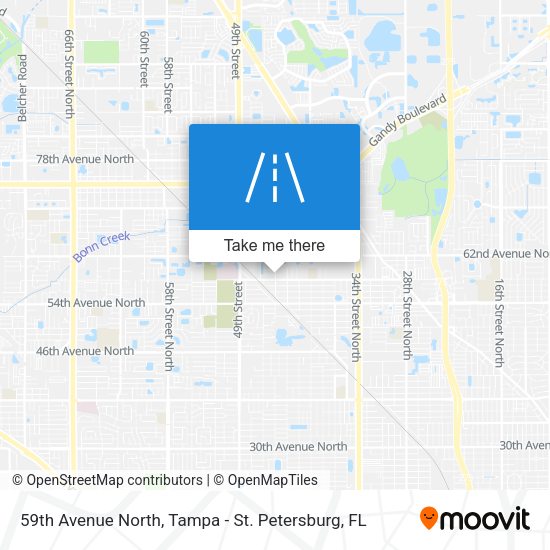 59th Avenue North map