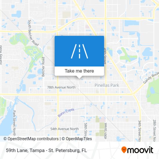 Mapa de 59th Lane
