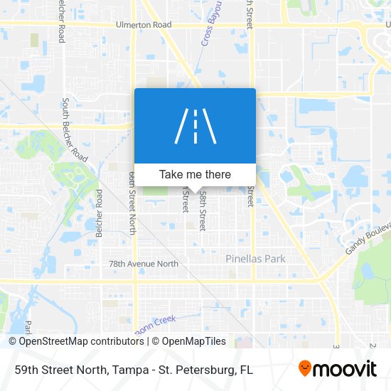 Mapa de 59th Street North