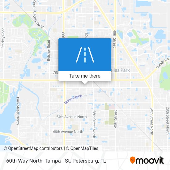 Mapa de 60th Way North