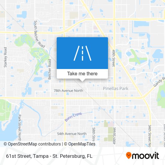61st Street map