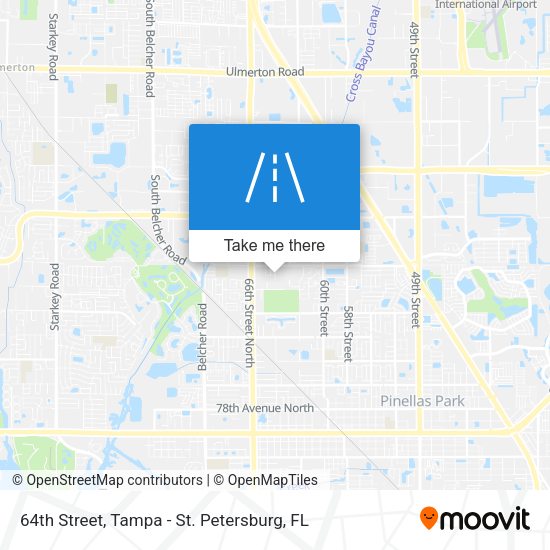 Mapa de 64th Street