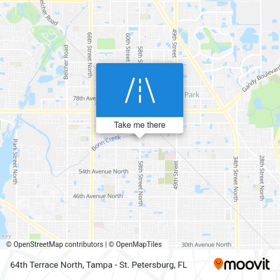 Mapa de 64th Terrace North