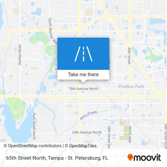 Mapa de 65th Street North