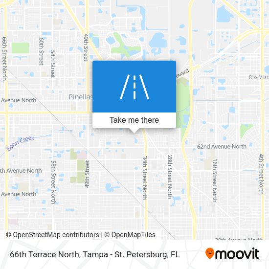 Mapa de 66th Terrace North