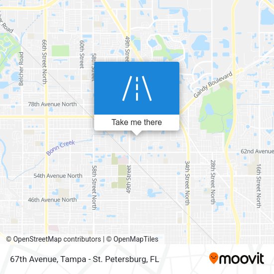 67th Avenue map
