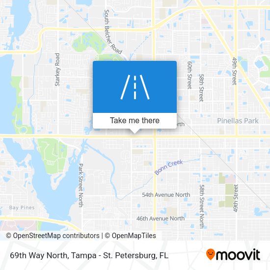 69th Way North map
