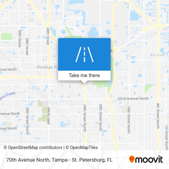 Mapa de 70th Avenue North