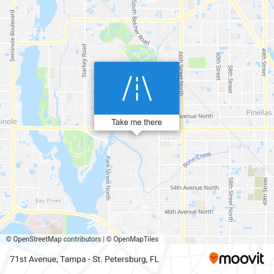 Mapa de 71st Avenue