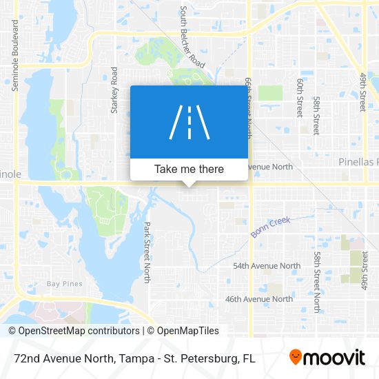 72nd Avenue North map