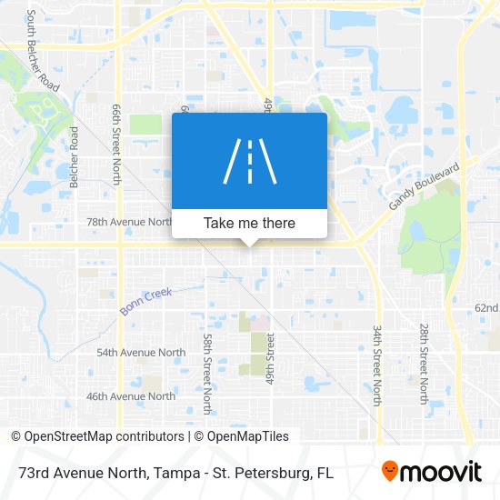 73rd Avenue North map
