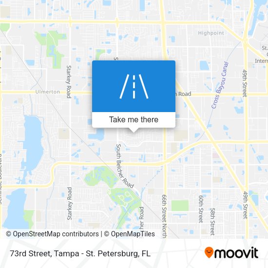 73rd Street map