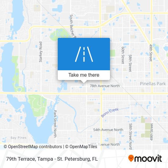 79th Terrace map