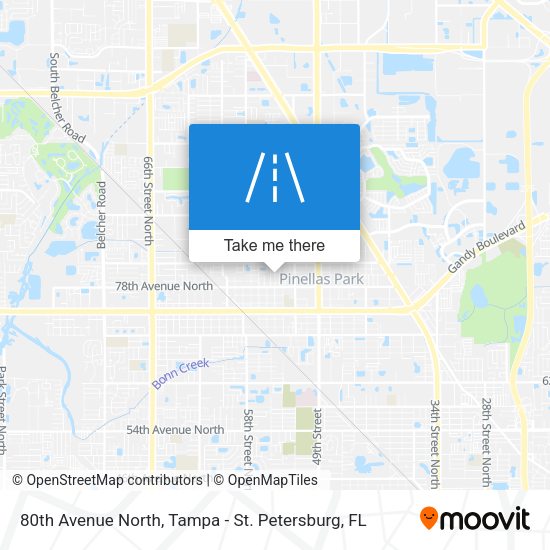 Mapa de 80th Avenue North
