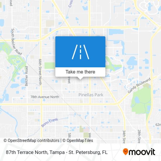 Mapa de 87th Terrace North