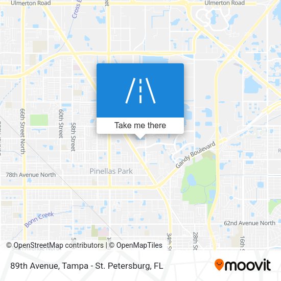 Mapa de 89th Avenue
