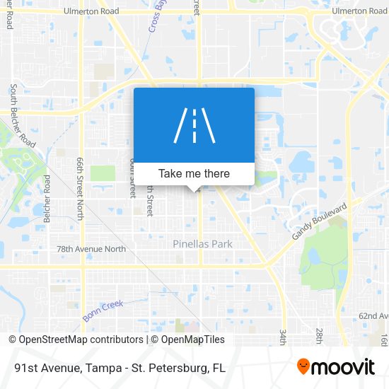 91st Avenue map