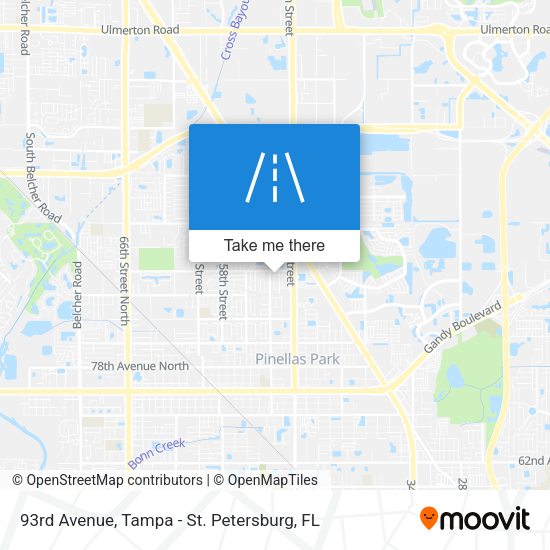 Mapa de 93rd Avenue
