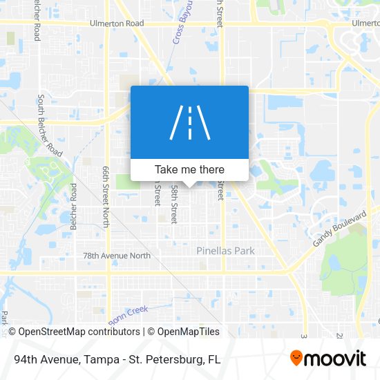 94th Avenue map