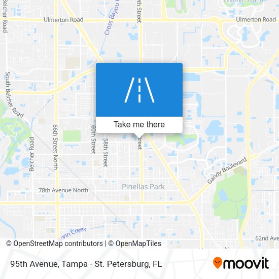 Mapa de 95th Avenue