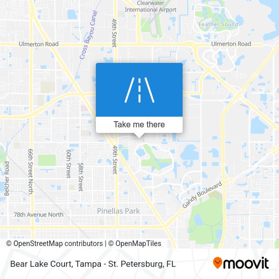 Bear Lake Court map