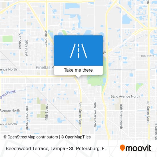 Mapa de Beechwood Terrace