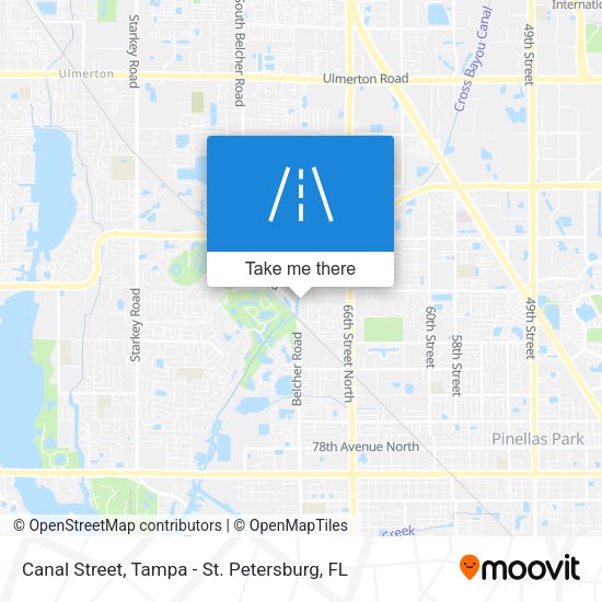 Canal Street map
